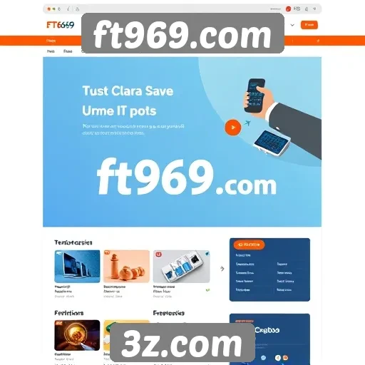 Interface do site ft969.com é amigável e intuitiva