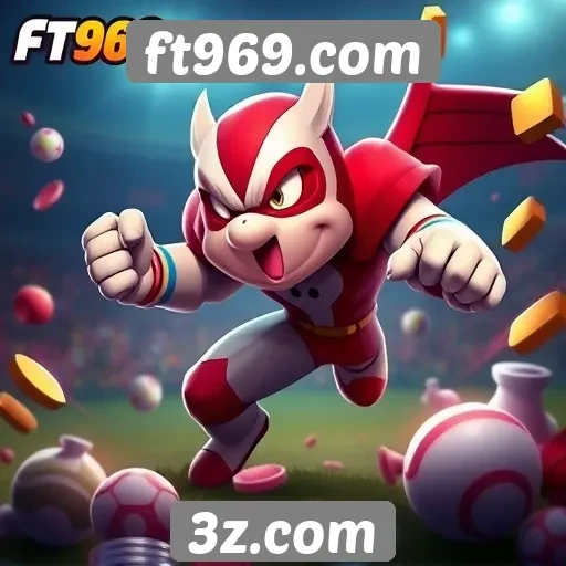 Variedade de jogos disponíveis em ft969.com